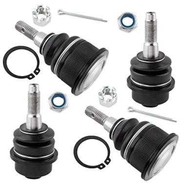 Imagem de WEDOAUTO 4 peças de juntas esféricas dianteiras superiores e inferiores adequadas para Chevrolet Silverado 1500 HD 2500 HD 3500 HD Suburban 2500 para GMC Sierra 1500 HD 2500 HD 3500 HD Yukon XL2500