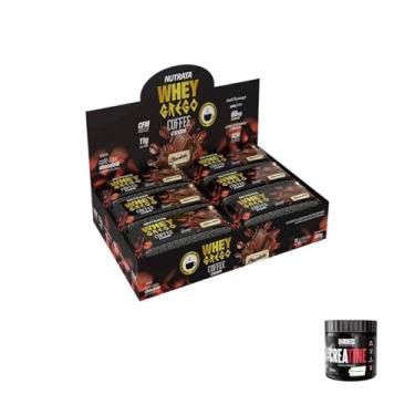 Imagem de Kit Whey Grego Bar Coffee Chocolate + Creatina Creapure Darkness 200g Integralmedica