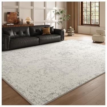 Imagem de SPXMQSS Tapetes para sala de estar, antiderrapante, antiderrapante, lavável, resistente a manchas e fácil de limpar para quarto, sala de jantar, escritório em casa, 200 x 250 cm