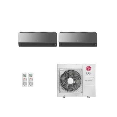 Imagem de Ar-Condicionado Multi Split Inverter LG 30.000 (1x Evap HW Artcool 9.000 + 1x Evap HW Artcool 24.000) Quente/Frio 220V