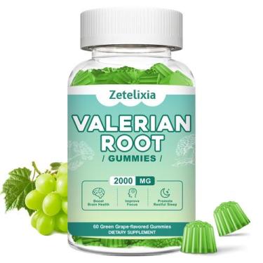 Imagem de Gomitas de Raíz de Valeriana Zetelixia 2000 mg Calmante Natural, 60 Un