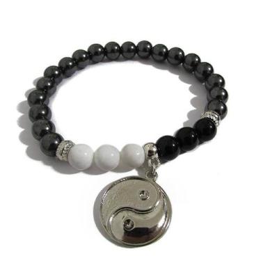 Imagem de Pulseira do Equilíbrio 8mm - Yin Yang - Stone Pedras e Cristais