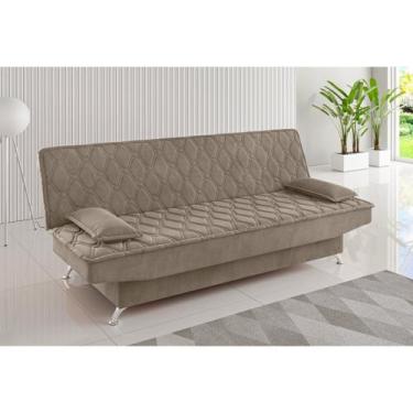 Imagem de Sofa Cama Zenite 3 Lugares Reclinável com 2 Almofadas Soltas - Viero