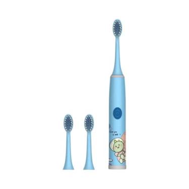Imagem de Escova De Dentes Elétrica Infantil Com Cerdas Macias, Série Espaço Em 