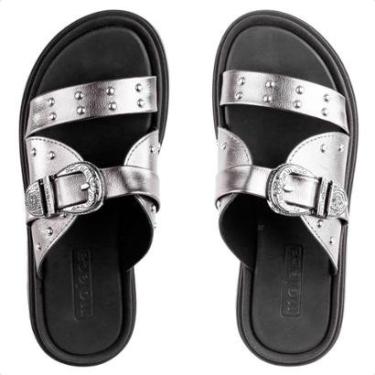 Imagem de Sandália Moleca Fivela Tratorada Feminina-Feminino