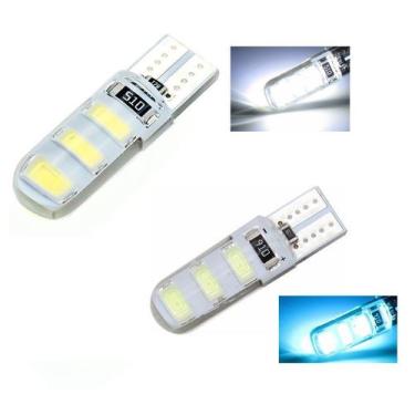 Imagem de Lâmpada Pingo T10 COB 8000K/10000K com Silicone - 12V - no-brand, 1000