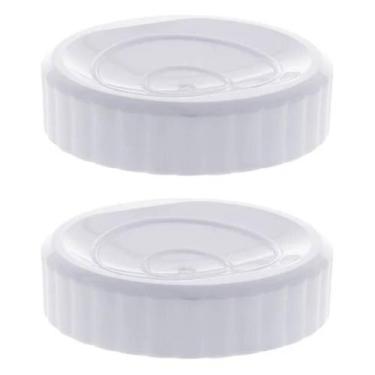 Imagem de Kit 2 Dispenser Saboneteira Canelatta 11Cm Branco - Paramount