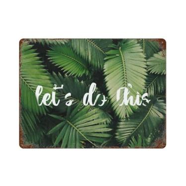 Imagem de Tipo A Planta Pendurada Imagem Let's Do This Carro Esportivo Metal Estanho Placa Pintura Placa Parede Arte Vintage Decoração Retro Placa Para Casa Bar Pub Clube Café Café Decoração 30 cm x 39,9 cm