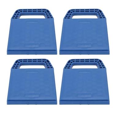 Imagem de Generic 4 Peças de Almofadas de Estabilização de RV, Blocos de Nivelamento Interligados de 6,5 X 6,5 Polegadas Com Alça, Evitam que o Macaco Afunde para Campistas de RV Em Superfícies