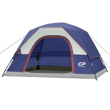 Imagem de Tenda CAMPROS CP 4 pessoas impermeável para acampar