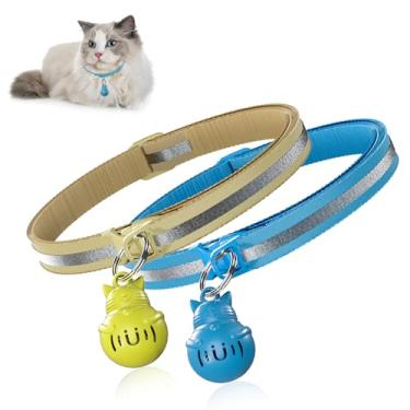 Imagem de HIDROSIL Porta magnética para gatos com 2 chaves, amarelo e azul, compatível com HIDROSIL coleira ativada para animais de estimação, acessórios de decoração para gatos