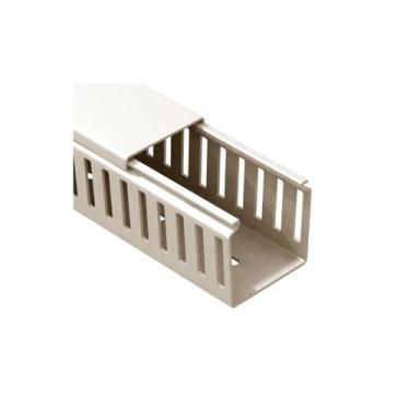 Imagem de Canaleta Recorte Fechado Creme 15x15mm 2 Metros - Dutoplast
