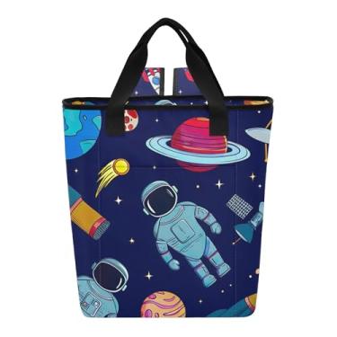 Imagem de Joitme Cooler Bags Mochila térmica com 36 latas de astronauta, planetas espaciais, para viagem