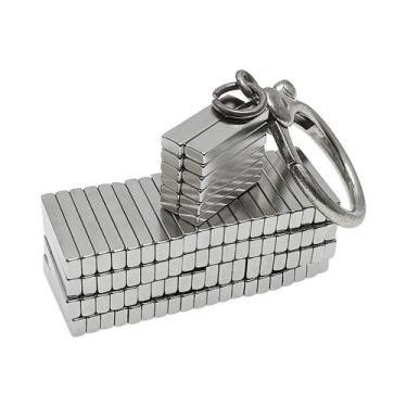 Imagem de Ímãs quadrados magnéticos de 20x5x2mm, ímã de bloco de 20mm x 5mm x 2m