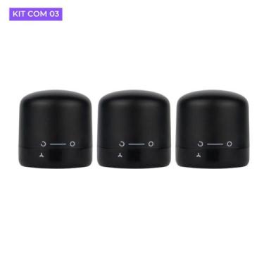 Imagem de Kit Com 3 Tampa Rolha Vinho Pressão Tampa Reutilizável Garrafa Champan