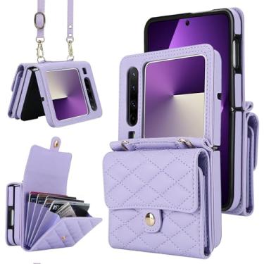 Imagem de Capa carteira para Huawei Pura X – Suporte de cartão com bloqueio de RFID com fecho magnético, antiderrapante e proteção contra quedas, capa fólio de couro fina para uso diário, viagens e viagens