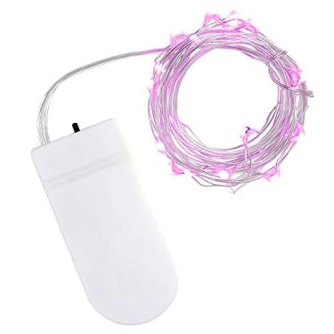 Imagem de Luzes de Fio LED Cobre com Bateria Fada Flexíveis Decorações para Interiores Férias Jardim e Festas