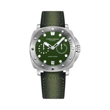 Imagem de Relógio De Mergulho Automático Masculino PAGANI DESIGN, Safira, Aço In