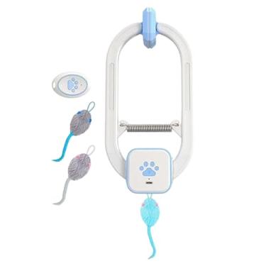 Imagem de Brinquedo Porta Para Gatos,Suprimentos Automáticos Para Brincadeiras De Gatinhos - Brinquedo Interativo Para Felinos,Para Donos De Animais Apartamento Quarto Sala Estudo Escritório Doméstico