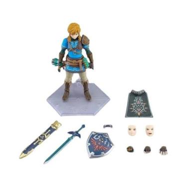 Imagem de Link the Legend of Zelda Tears of the Kingdom Figma626 Brinquedo De An