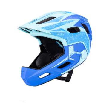 Imagem de Aymzbd Capacete infantil para ciclismo, ajustável, ideal para andar de bicicleta ou patinar, Azul