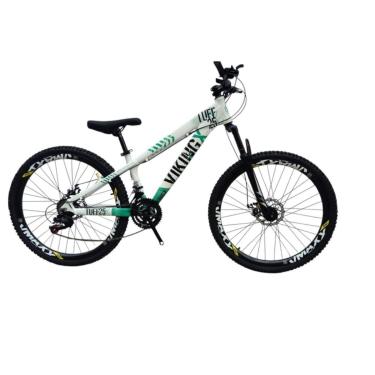 Imagem de Bicicleta 26 VikingX T25 21v Freeride Suspensão Freio Disco Mecânico Pneu Aro 26 Cravudo-Unissex