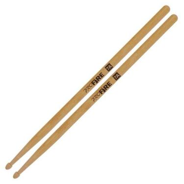 Imagem de Baqueta Spanking Pro Fire 7A Marfim Ponta Madeira Par