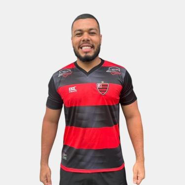Imagem de Camisa Oeste I Deka Torcedor Vermelha/Preta-Masculino
