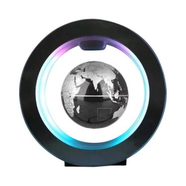 Imagem de Globo De Levitação Magnética LED, Lâmpada Rotativa Com Padrão De Globo