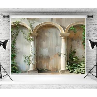 Imagem de Kate 3 x 3 m, arco de pedra, cenário fotográfico, coluna, romana, videira, decoração de parede, fundo, estúdio, fotografia, vídeo