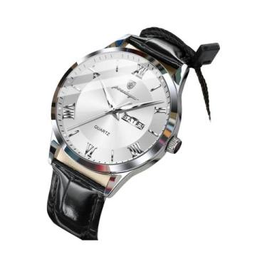 Imagem de Relógio De Pulso Masculino À Prova D'Água Com Luz, Relógio De Quartzo 