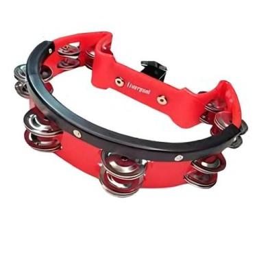 Imagem de Pandeirola meia lua liverpool vermelho c/clamp