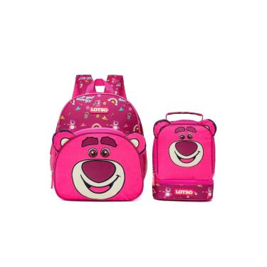 Imagem de Kit Mochila Lancheira Infantil Lotso Toy Story Escolar Passeio Disney-Feminino