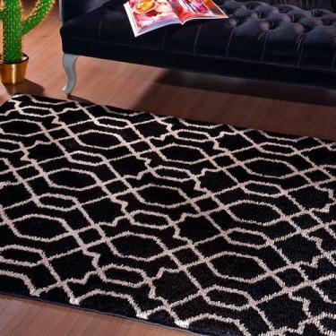 Imagem de Tapete art 2,00 x 2,50 pelo curto macio moderno comercio 100% antiderr