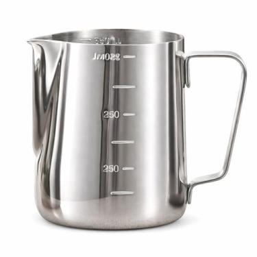 Imagem de Jarra Pitcher Leiteira Inox 350ml Barista Para Espumar Leite Latte Art
