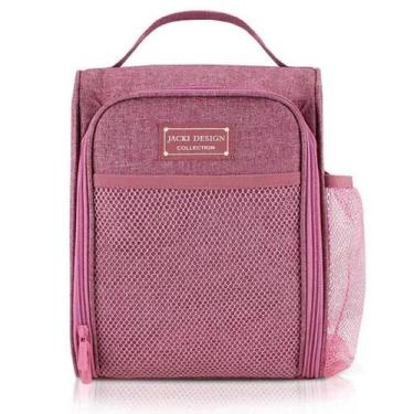 Imagem de Bolsa Térmica Lancheira Jacki Design Portátil Escolar, Rosa