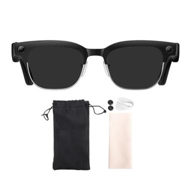 Imagem de Bewinner Óculos Inteligentes AI Com Câmera de 8MP, Gravação de Vídeo 4K, Transferência WiFi, Tradução Em Tempo Real, áudio Bluetooth Com Cancelamento de Ruído de Microfone Duplo, (Óculos de sol)