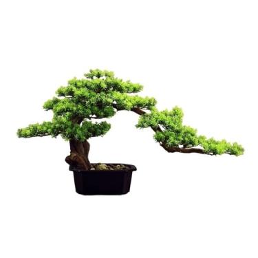Imagem de Plantas falsas, bonsai artificial, escritório, sala de estar, casa de fazenda, acessórios para casa, ornamentos de plantas falsas, decoração