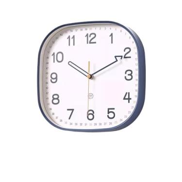 Imagem de KHUTRW3D Relógio de parede simples de cozinha, sala de estar, relógio silencioso, relógio criativo de quartzo montado na parede, adequado para sala de estar, estudo, quarto, escritório. Decoração