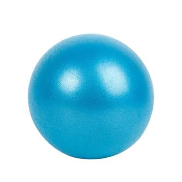 Imagem de Bola de ioga Pilates fitness feminina azul 25 cm mini bola de ioga exercício de equilíbrio interno 、acabamento fosco espesso de PVC (azul)