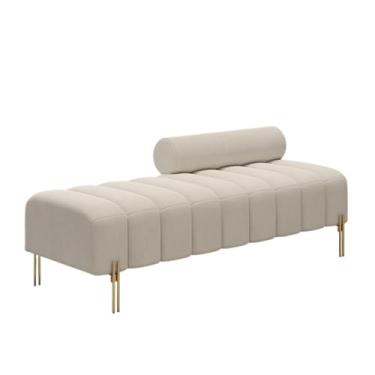 Imagem de Banqueta de sofá estofada moderna para sala de estar, quarto, closet, banco decorativo (2GG)