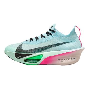 Imagem de Nike Alphafly 3 Tênis feminino de corrida de estrada, Azul gelo/espuma menta/verde choque/preto, 39