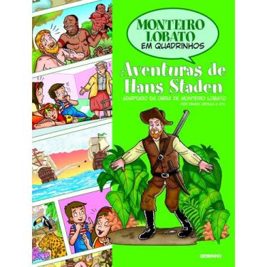 Imagem de Livro - Monteiro Lobato em Quadrinhos - Aventuras de Hans Staden