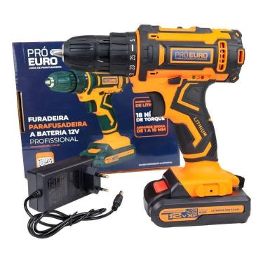 Imagem de Parafusadeira Furadeira Sem Fio 10Mm Angular 12V 1350Rpm Cor