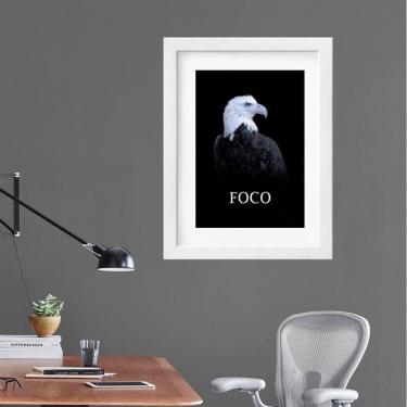 Imagem de Quadro Motivacional Águia Foco - 60X48Cm