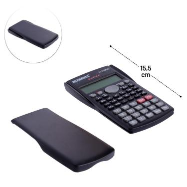 Imagem de Calculadora Científica 12 Dígitos Mesa com Capa - Tudo em Caixa