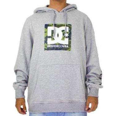 Imagem de Moletom Dc Shoes Square Camo Fill PH Cinza-Unissex