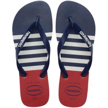 Imagem de Chinelo Masculino Havaianas Leve Resistente Top Nautical-Masculino