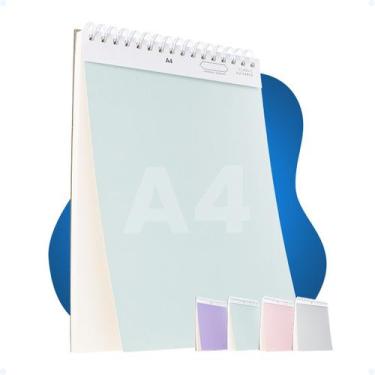 Imagem de Caderno De Desenho Escolar Artes Cartografia A4 Folhas 100g - Hxt, Ver