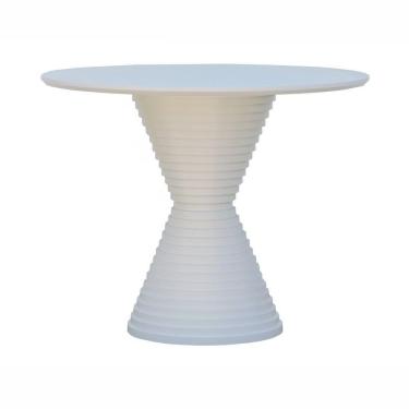 Imagem de Mesa De Jantar Apollo Tampo Redondo ø100 Branco